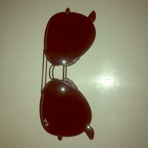 All Black Ray-ban Aviators